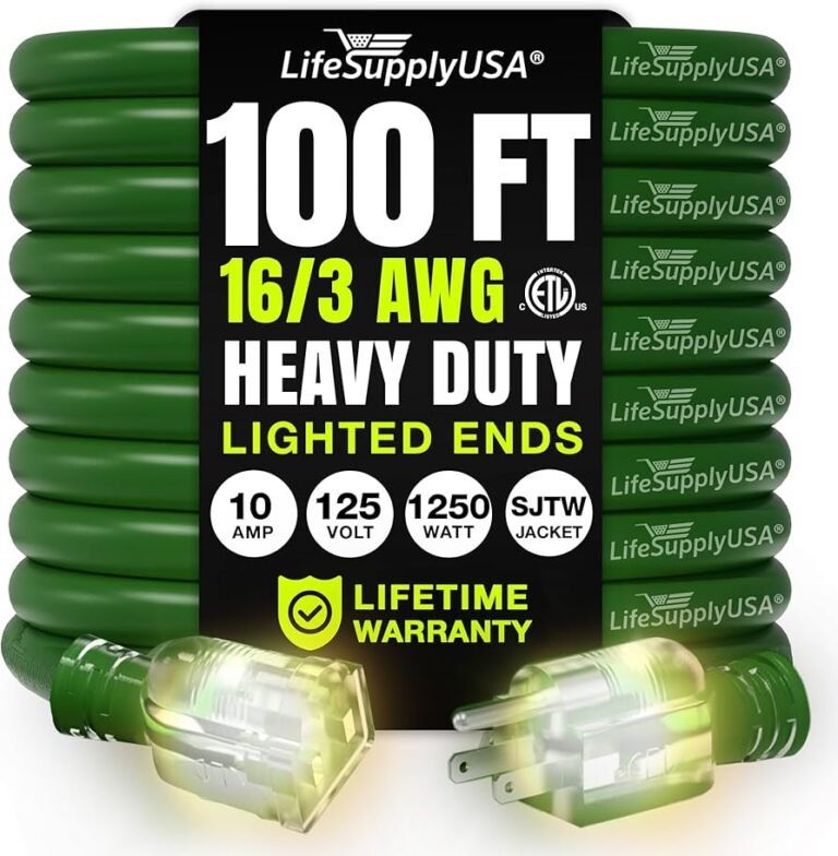 100 Ft Extension Cord for Long Distance Power Solutions