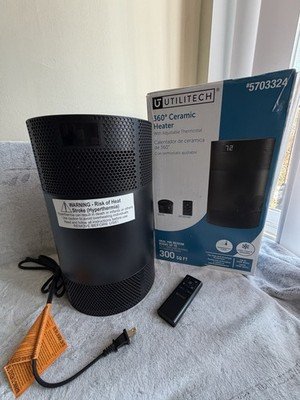 Utilitech 360 Ceramic Heater - All-Around Warmth