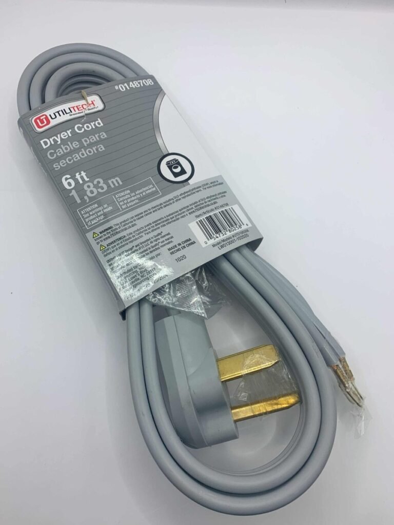 Utilitech Dryer Cord - Complete Guide to Appliance Power Cables