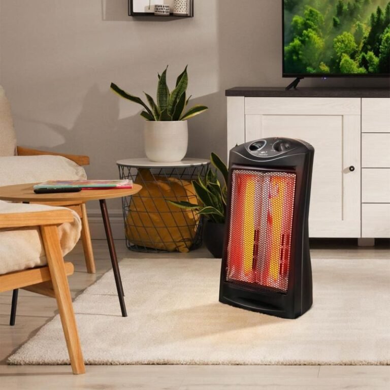 Utilitech Infrared Quartz Tower Heater - Tall and Efficient