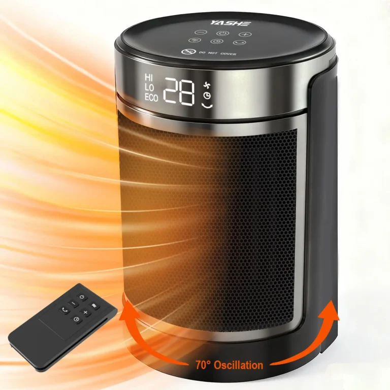 Utilitech Oscillating Heater - Wide Coverage Heating