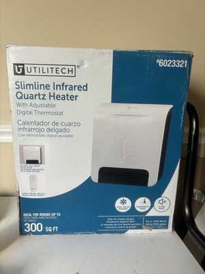 Utilitech Slimline Infrared Quartz Heater - Efficient Radiant Heat