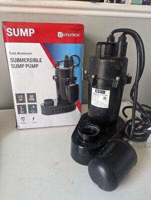 Utilitech Sump Pump - Basement Water Protection