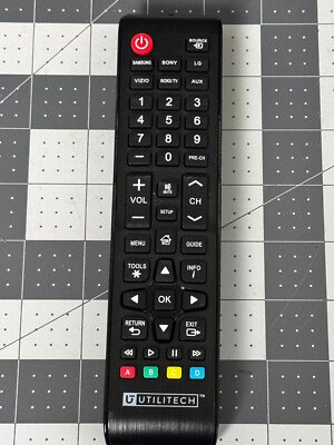 Utilitech Universal Remote - Multi-Device Control
