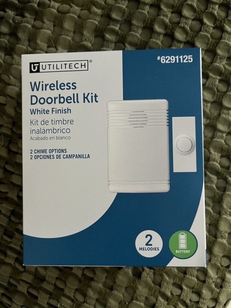 Utilitech Wireless Doorbell - Battery-Free Door Chimes